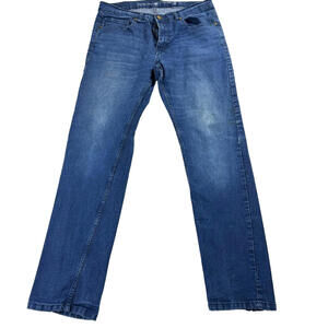 BEVERLY HILLS POLO CLUB Jeans Mens 32x32 Blue Straight Denim Vintage 90s Repair!